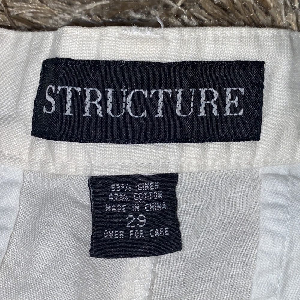Structure White Shorts - Picture 2 of 4